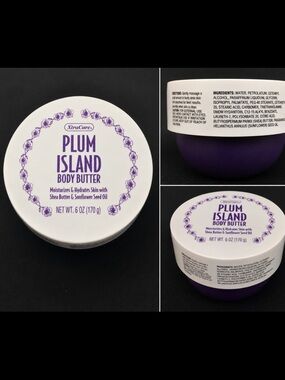 XtraCare Plum Island Body Butter 6 oz Shea Butter Sunflower Seed Oil Pair